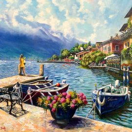 Italian harbour scene